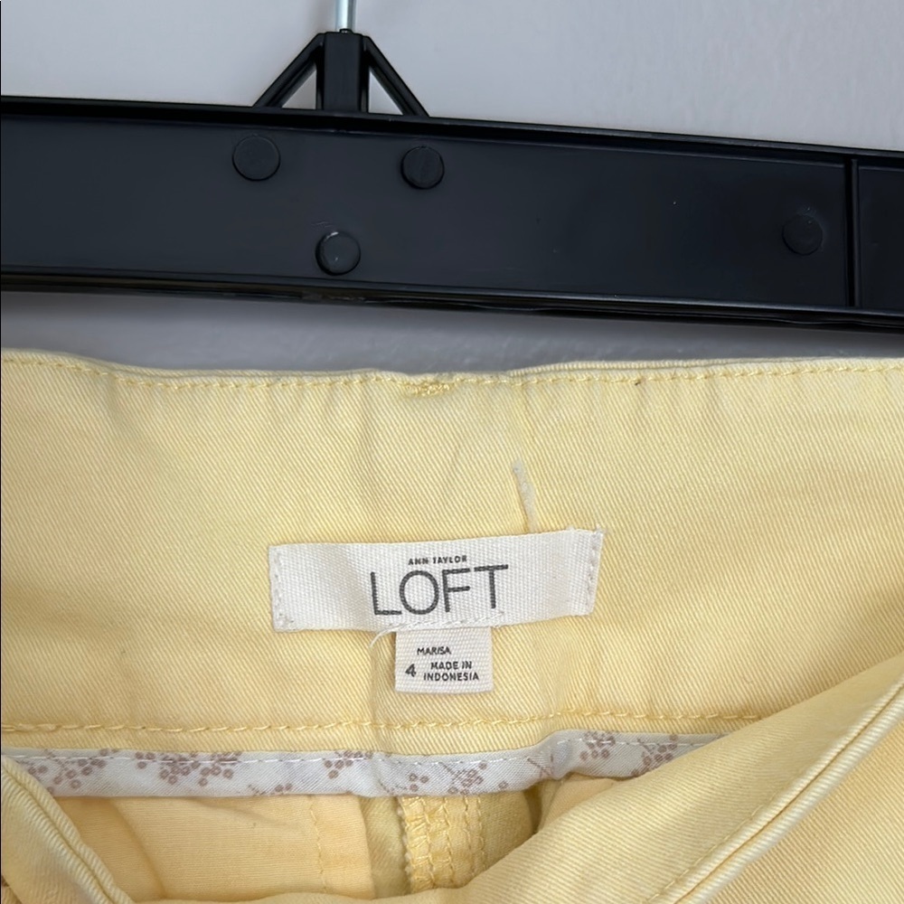 LOFT Yellow Pants - Picture 2 of 5